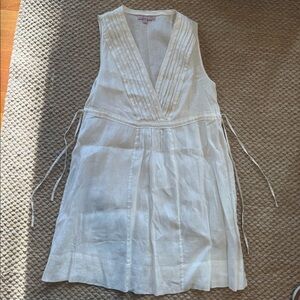 White linen Calypso dress